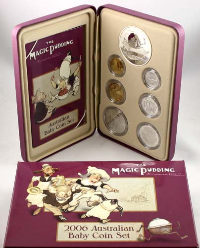 2006 "MAGIC PUDDING" BABY PROOF COIN SET